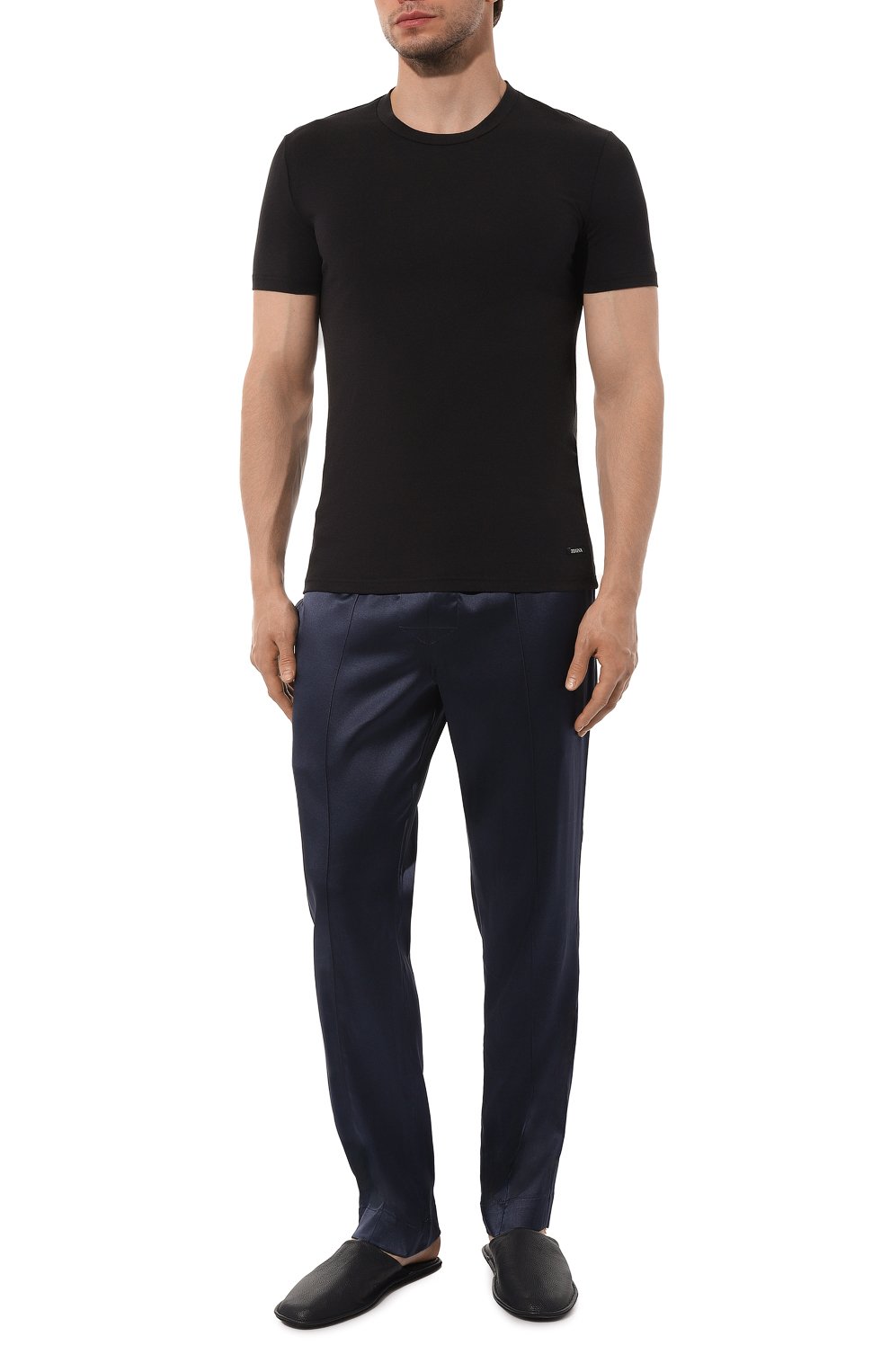 Шелковые домашние брюки KITON, арт. UNWT004K0749D, фото 2