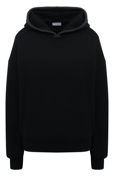 Женский хлопковое худи BRUNELLO CUCINELLI, арт. MN05NHR209