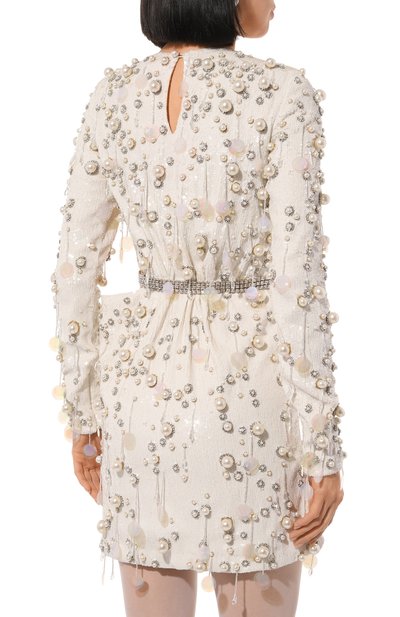 Платье с отделкой пайетками GIAMBATTISTA VALLI, арт. 24FWSVAS5045-E2ASJ, фото 4