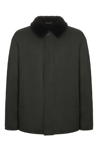 Мужское кашемировое пальто с подкладкой из овчины GIORGIO ARMANI, арт. GM003926/TE13515