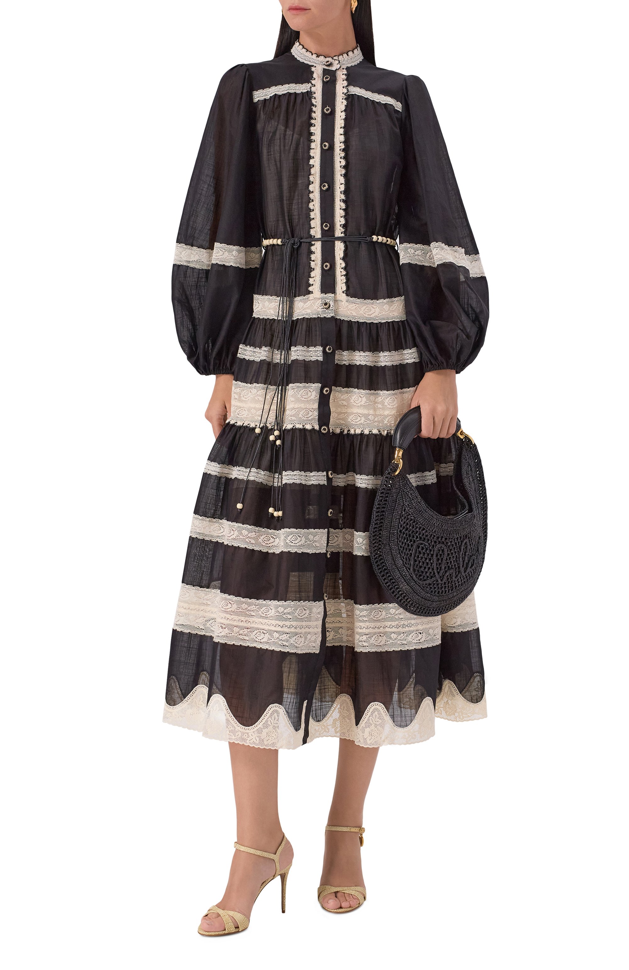 Хлопковое платье ZIMMERMANN, арт. 3227DSS251, фото 2