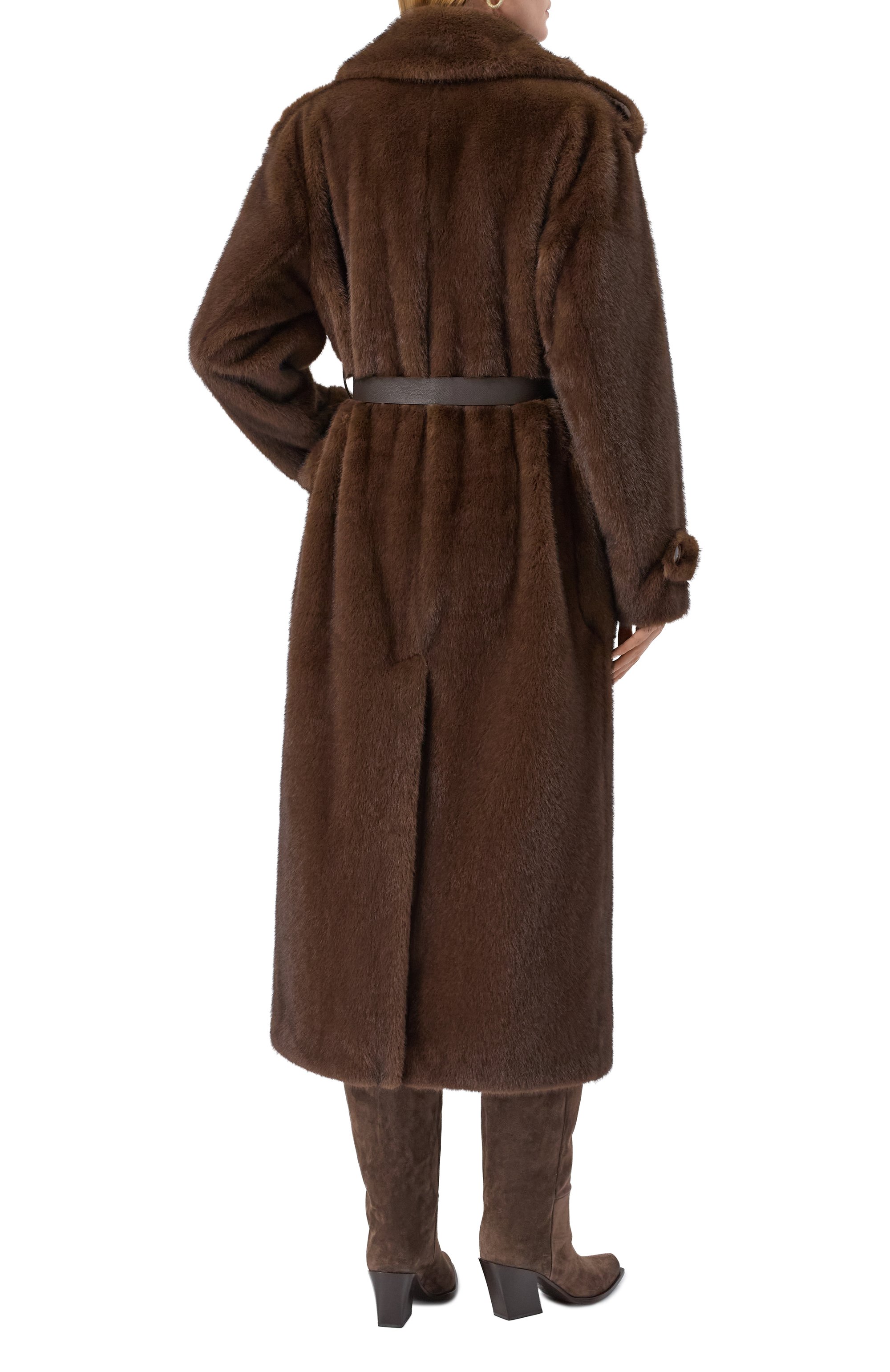 Шуба из экомеха P.A.R.O.S.H., арт. PULSE-D431733, фото 4