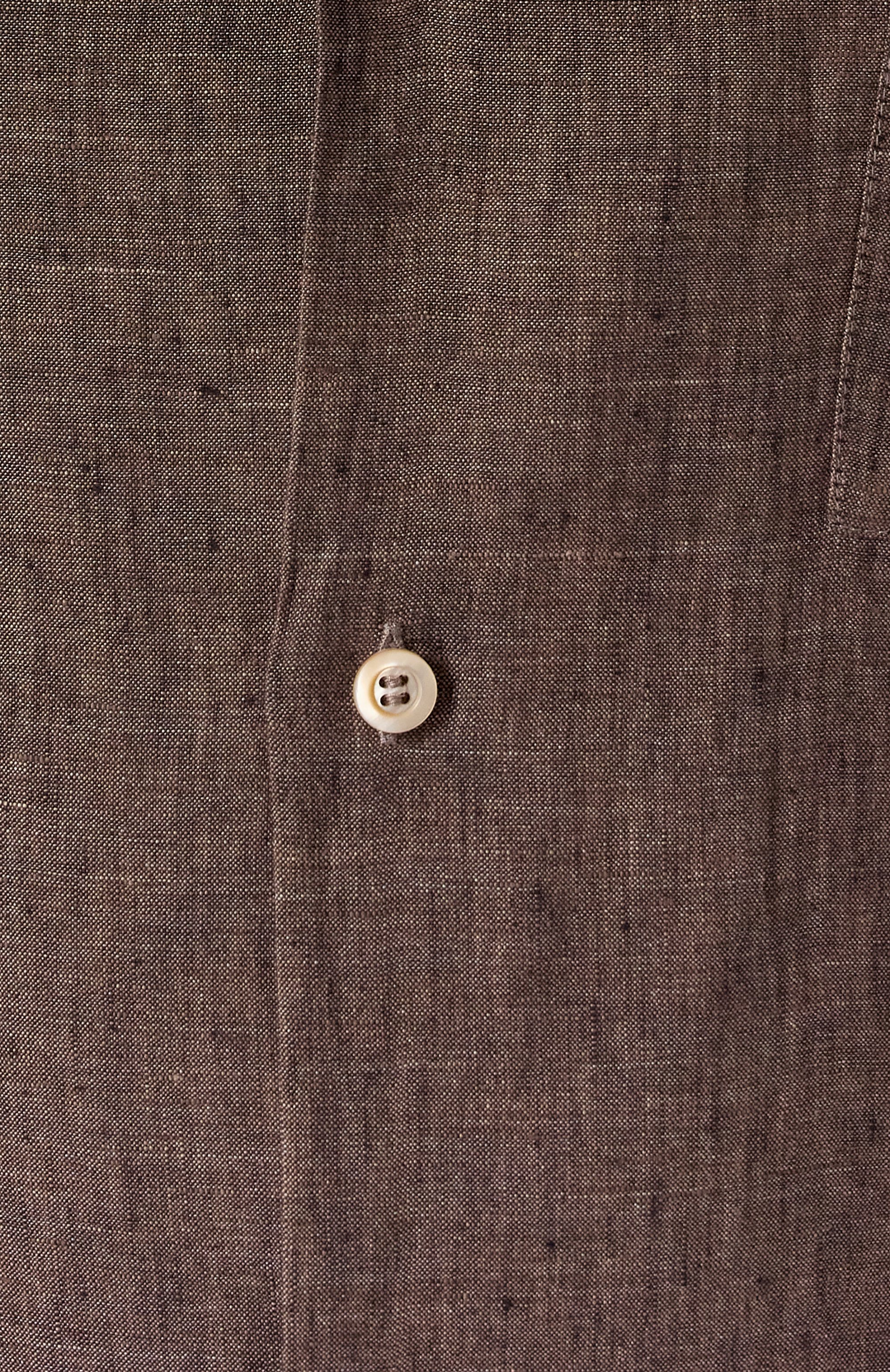 Льняная рубашка BRUNELLO CUCINELLI, арт. MM6950647, фото 6