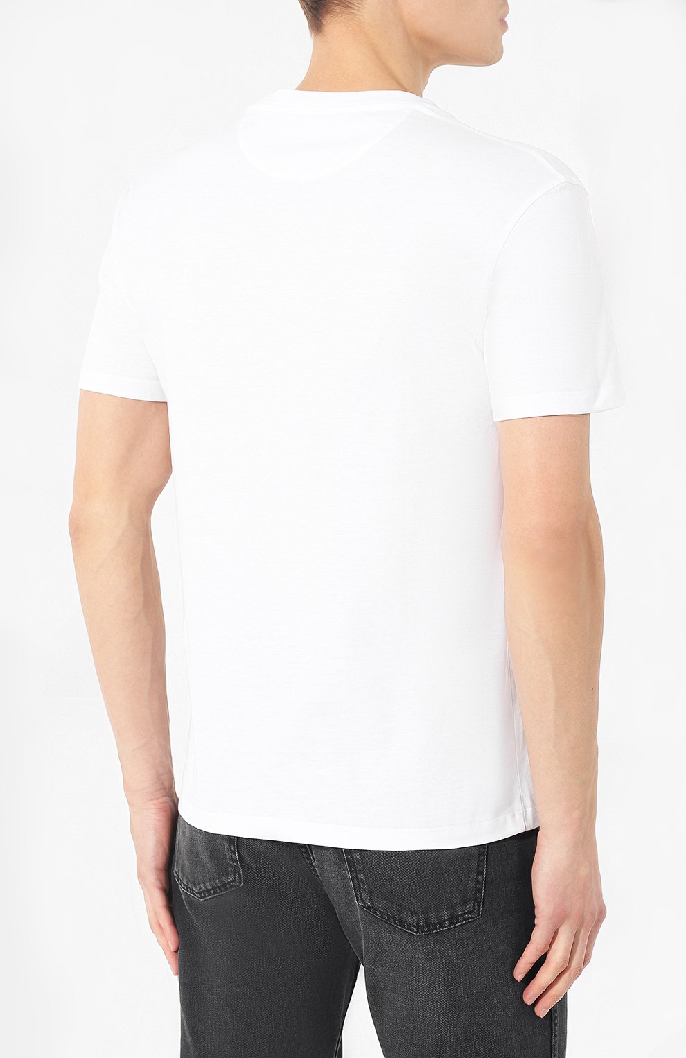 Хлопковая футболка VALENTINO, арт. RV3MG10V3LE, фото 4