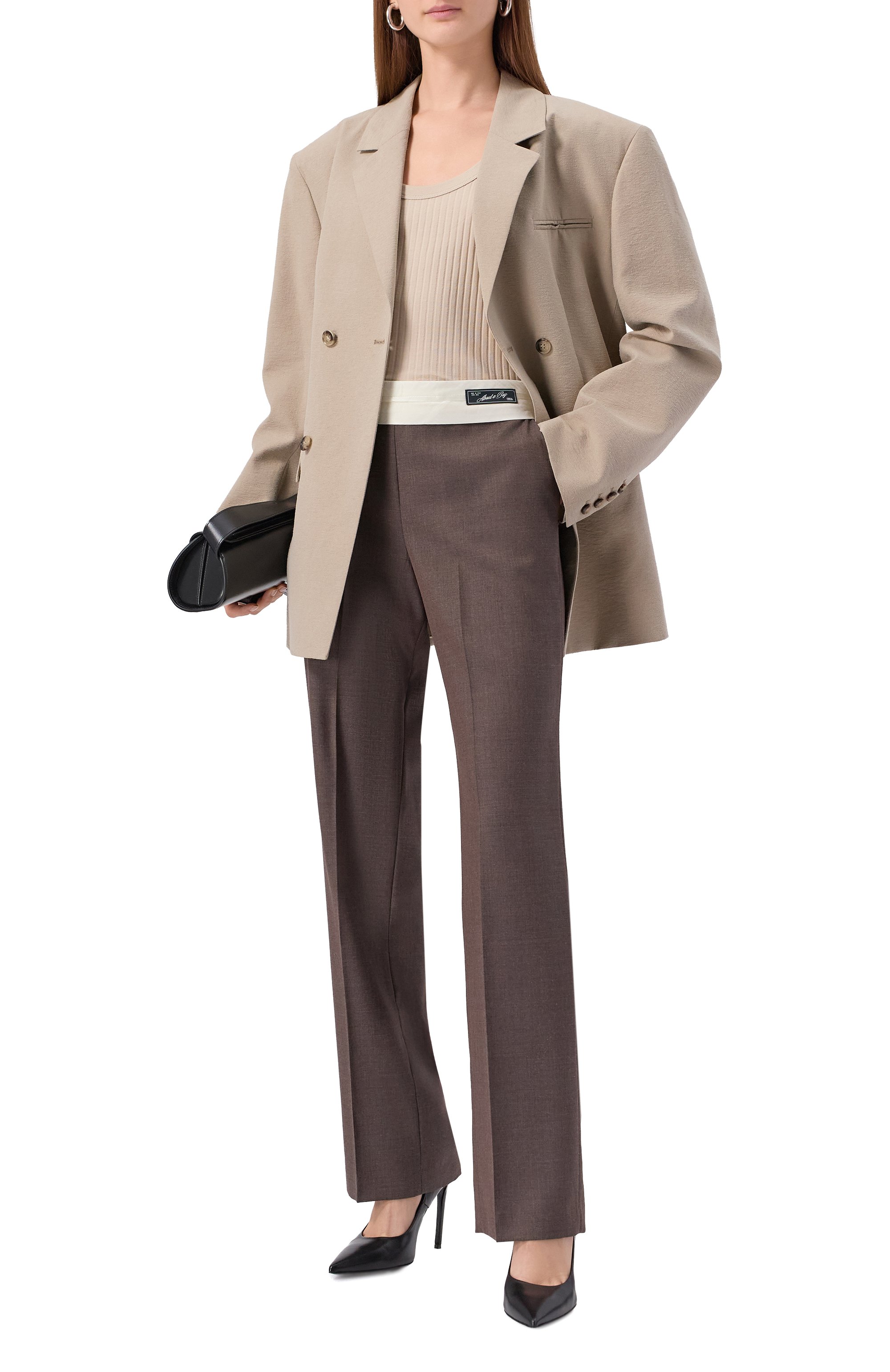 Шерстяные брюки ERIKA CAVALLINI, арт. P5WZ17, фото 2