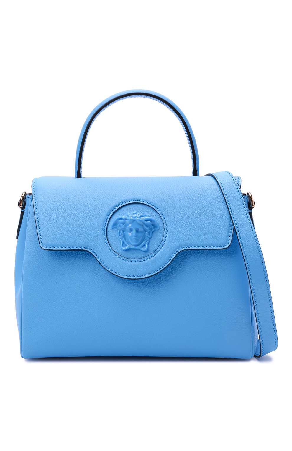 Сумка la medusa medium VERSACE голубого цвета по цене 318000 руб., арт. DBFI039/DVIT2T, фото 9 Сумка la medusa medium VERSACE, арт. DBFI039/DVIT2T, фото 9