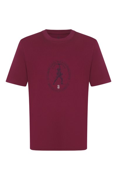 Мужская хлопковая футболка BRUNELLO CUCINELLI, арт. M0B138519
