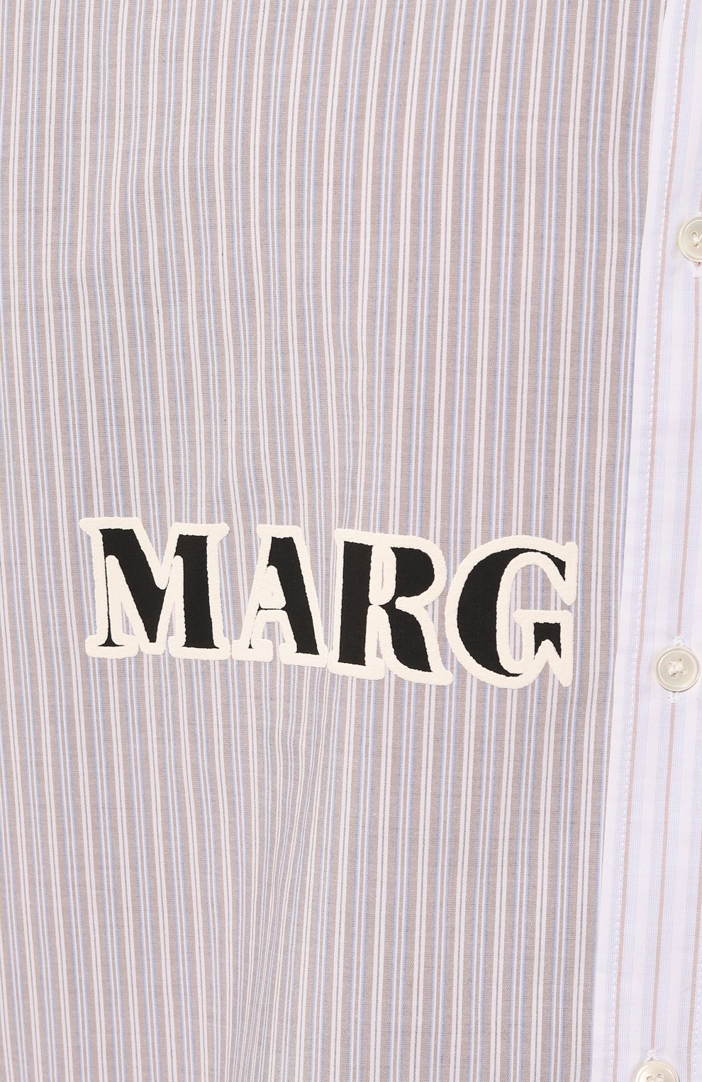 Хлопковая рубашка MM6, арт. S52DL0216/S76458, фото 5