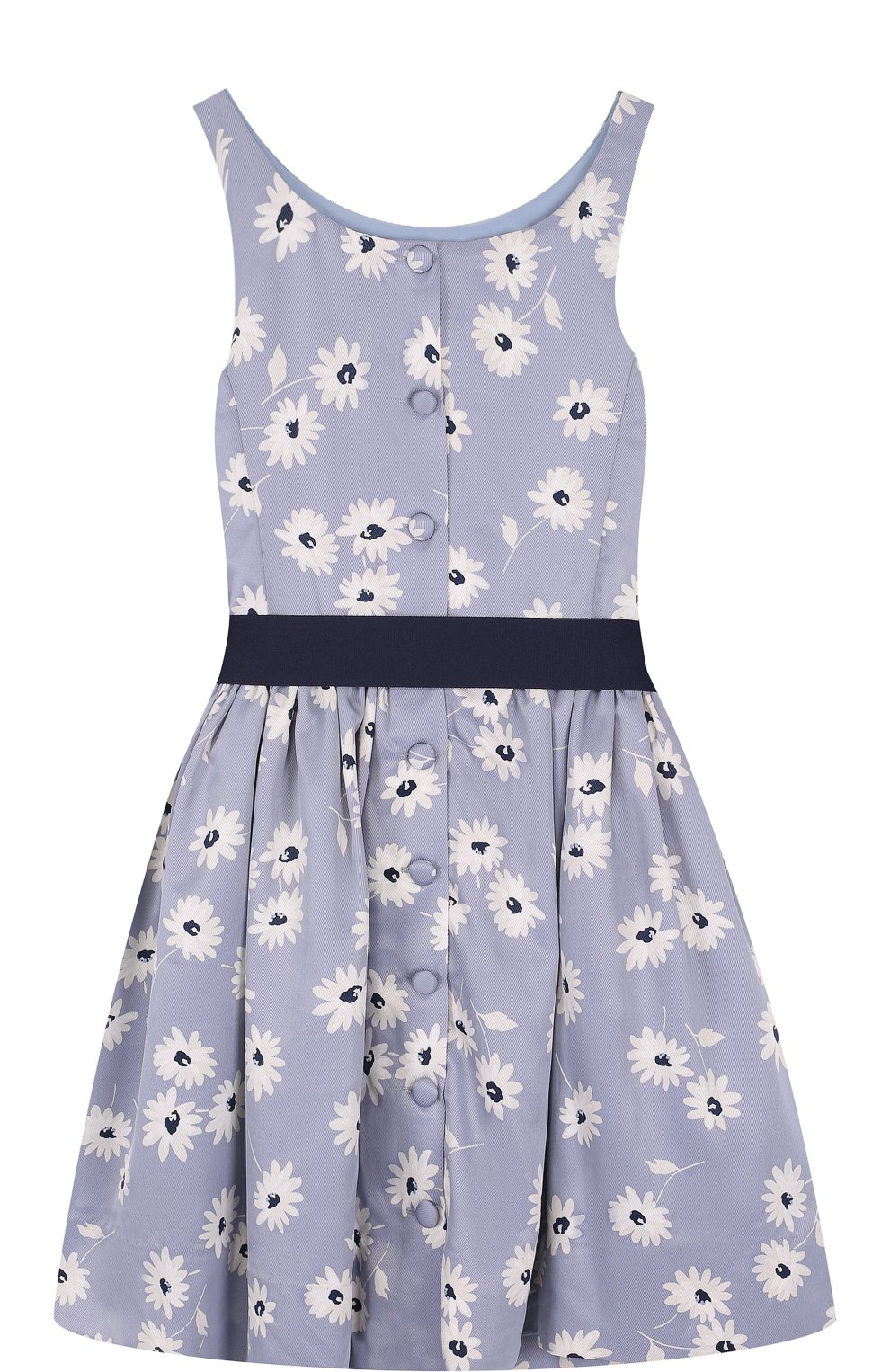 Приталенное платье с принтом и контрастным поясом POLO RALPH LAUREN, арт. 313685441, фото 2