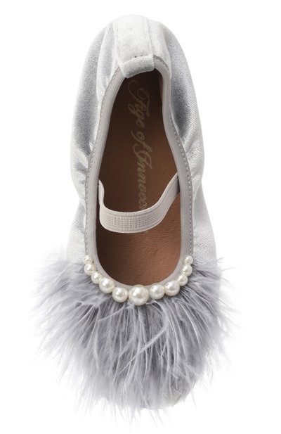 Бархатные балетки blanche AGE OF INNOCENCE, арт. 000485/BLANCHE/30, фото 4