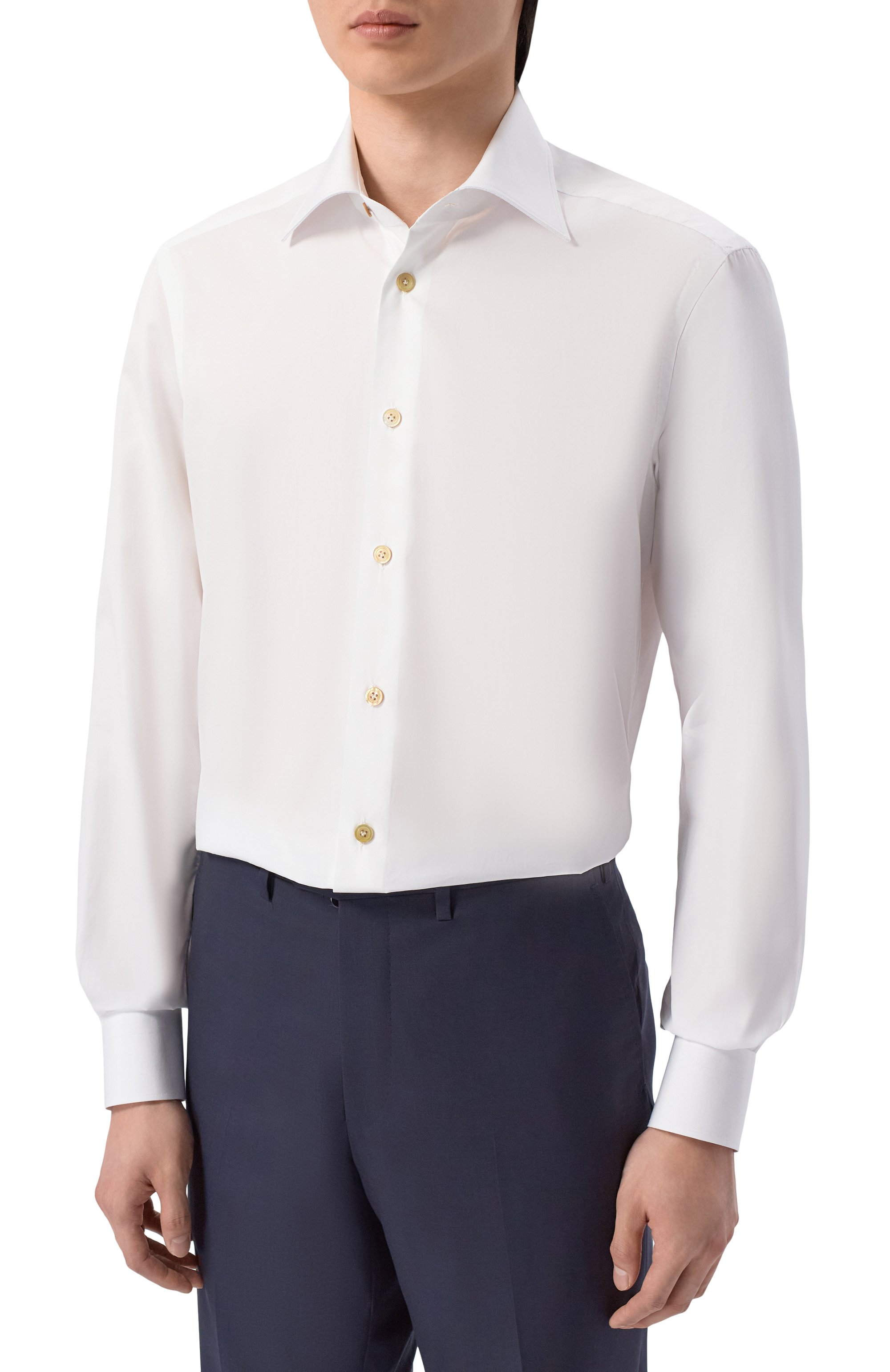 Хлопковая сорочка KITON, арт. UCCH06601, фото 3