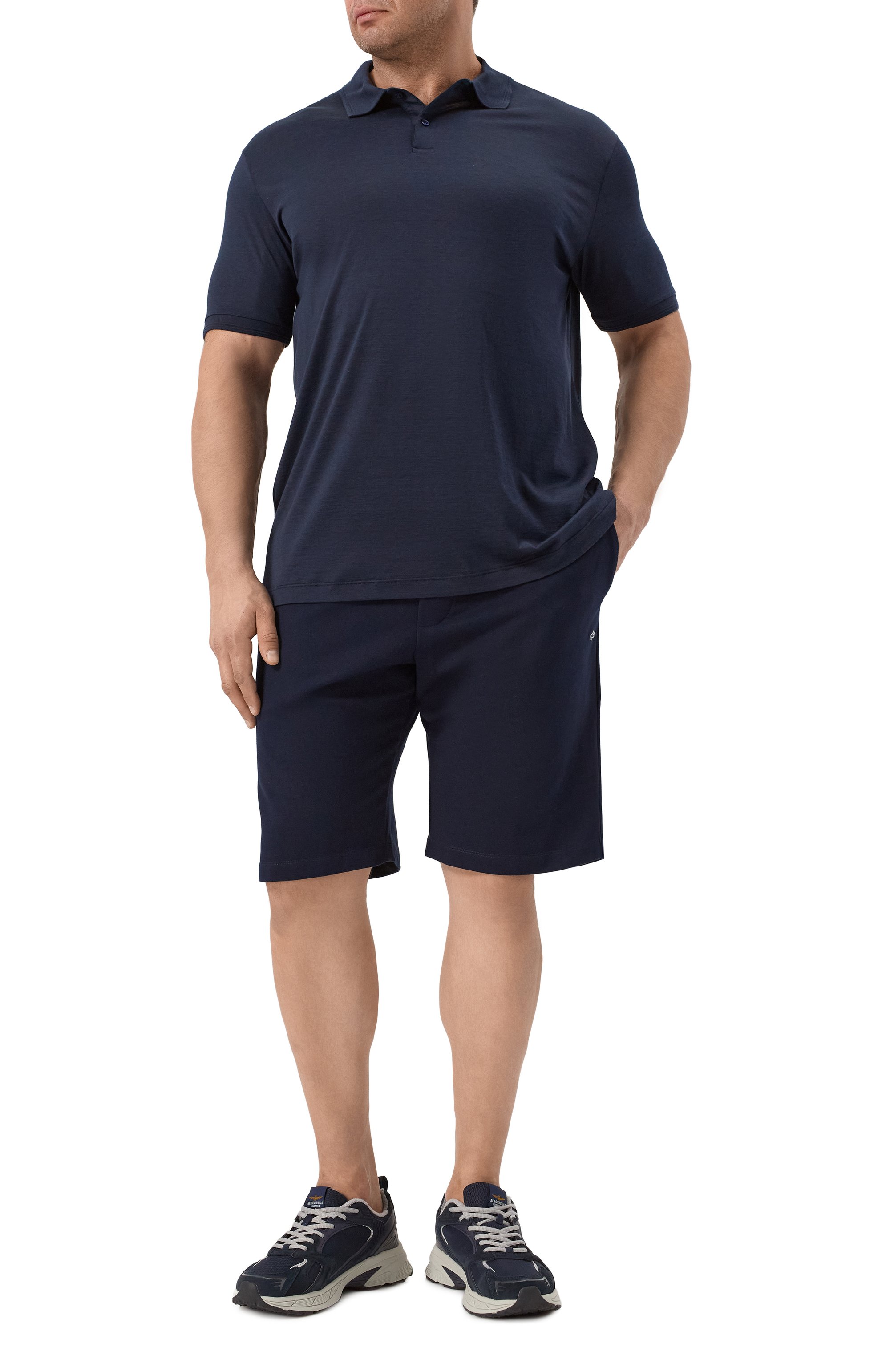 Хлопковые шорты PAUL&SHARK, арт. C0P1237, фото 2