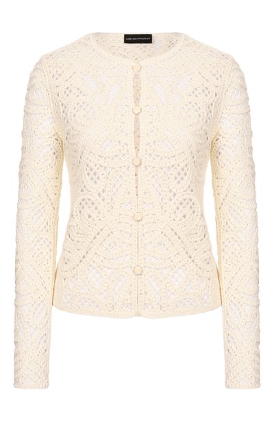 Женский хлопковый кардиган EMPORIO ARMANI, арт. EW002977/AF22471