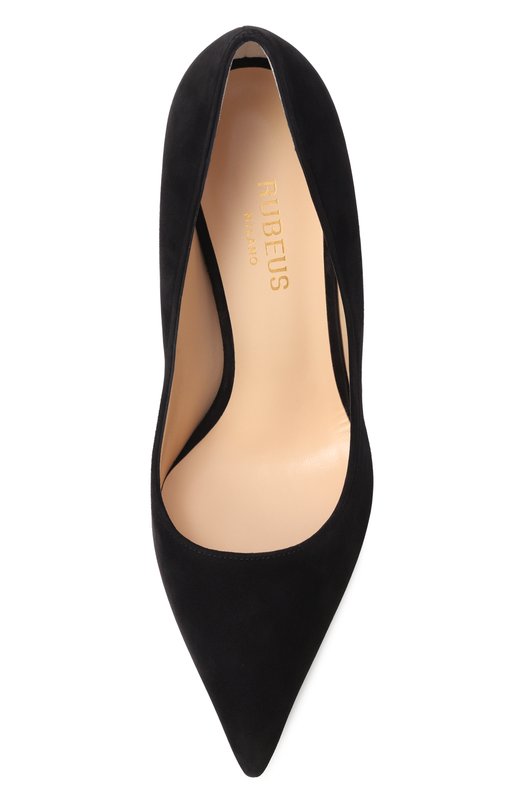 Замшевые туфли Decollete Piercing 75 Rubeus Milano DEC0LLETE PIERCING 75/SUEDE Чёрный  DEC0LLETE PIERCING 75/SUEDE Фото 6