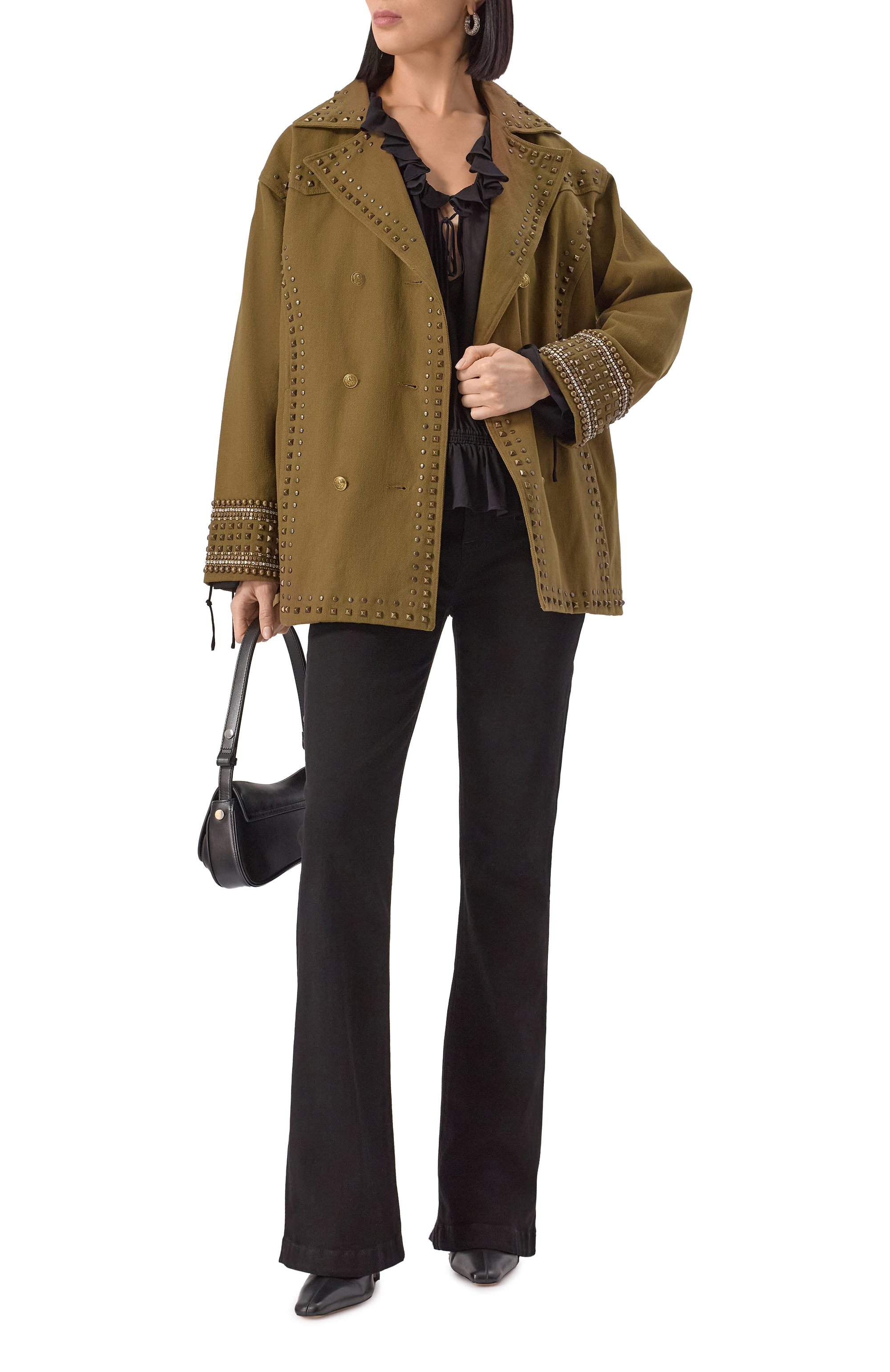 Хлопковое полупальто THE KOOPLES, арт. FBL030006K, фото 2