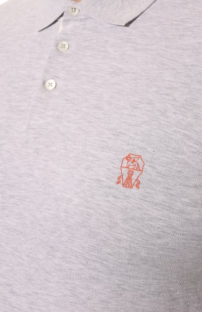 Хлопковое поло BRUNELLO CUCINELLI, арт. M0T738765W, фото 5