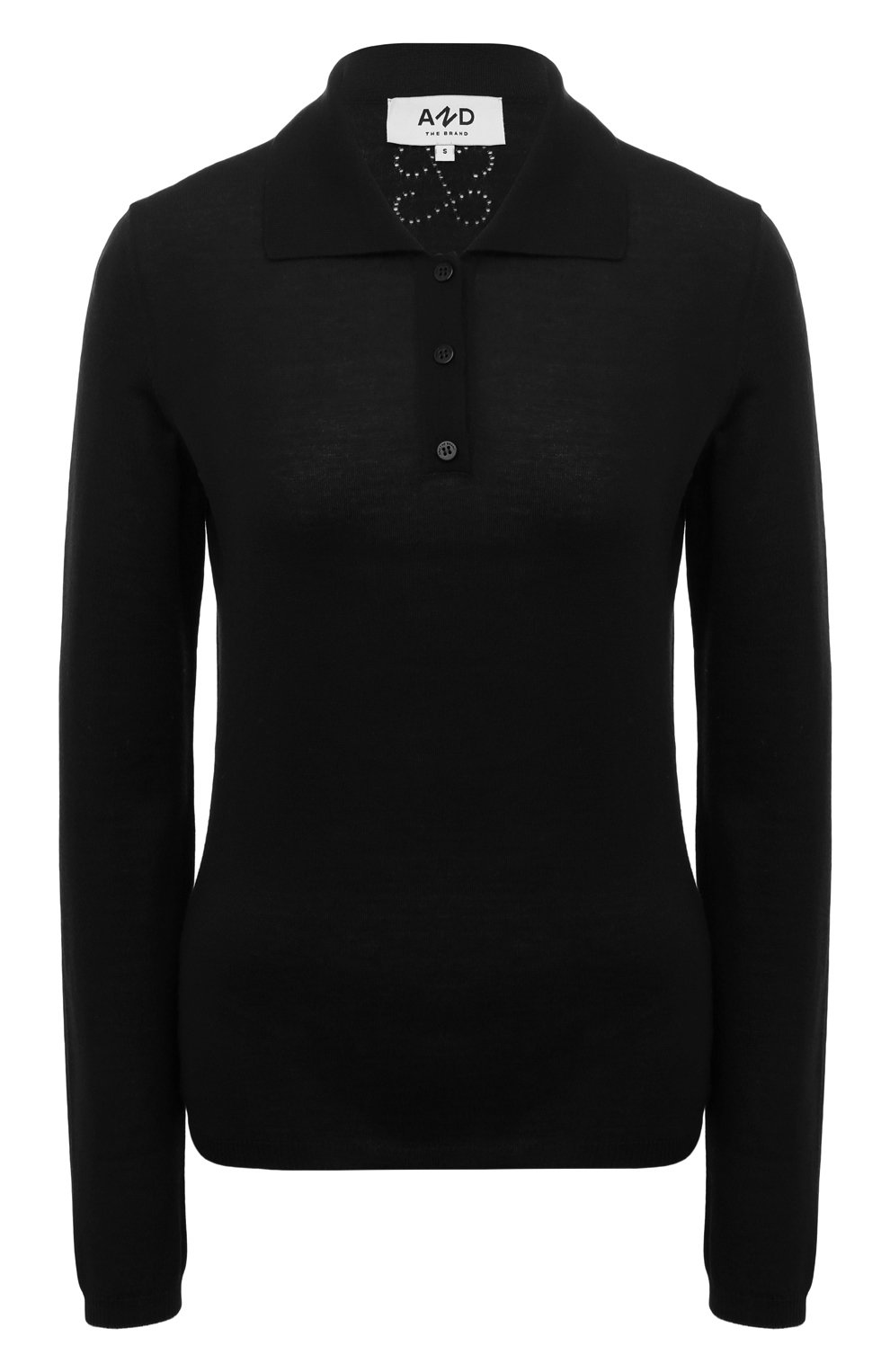 Кашемировое поло AND THE BRAND, арт. W24-PL001-1601-900, фото 1