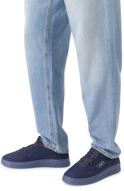 Текстильные кеды medalist AUTRY темно-синего цвета по цене 22750 руб., арт. A1UNAULMCA04, фото 3 Текстильные кеды medalist AUTRY, арт. A1UNAULMCA04, фото 3