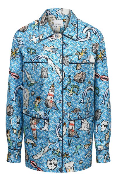 Женская шелковая рубашка BURBERRY, арт. 8040065