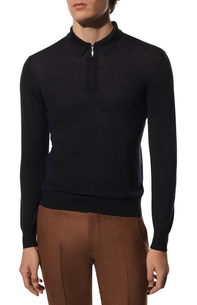 Поло из шерсти и шелка GRAN SASSO, арт. 57137/13190, фото 3