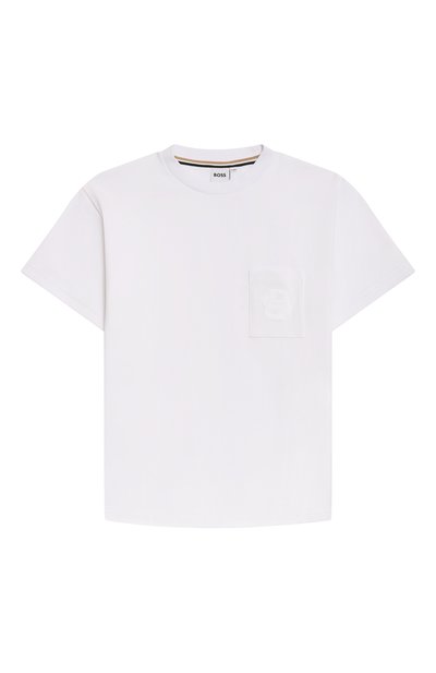 Хлопковая футболка BOSS, арт. J52377