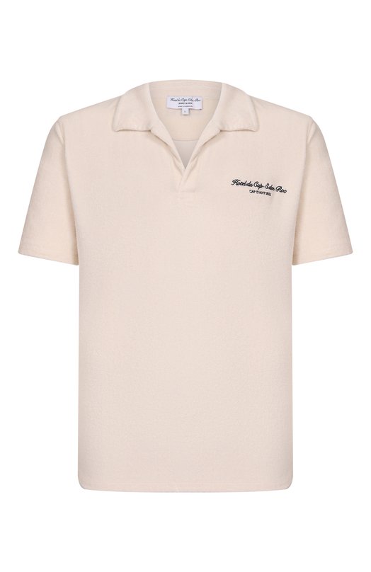 

Хлопковое поло Sporty & Rich х Hotel du Cap-Eden-Roc Sporty and Rich, Кремовый