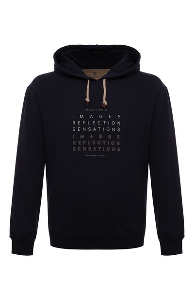 Хлопковое худи BRUNELLO CUCINELLI, арт. M0T353409, фото 1