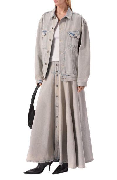 Джинсовая юбка thea HAIKURE голубого цвета по цене 65250 руб., арт. HEW08110DF203L0932/THEA LIGHT SPACE, фото 2 Джинсовая юбка thea HAIKURE, арт. HEW08110DF203L0932/THEA LIGHT SPACE, фото 2