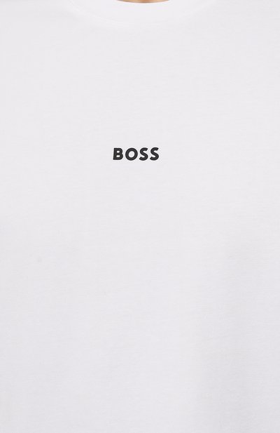 Хлопковая футболка BOSS ORANGE, арт. 50473278, фото 5