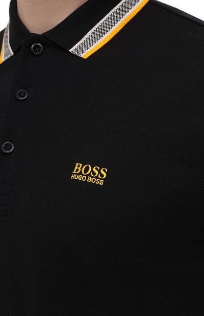 Хлопковое поло BOSS, арт. 50398302, фото 5