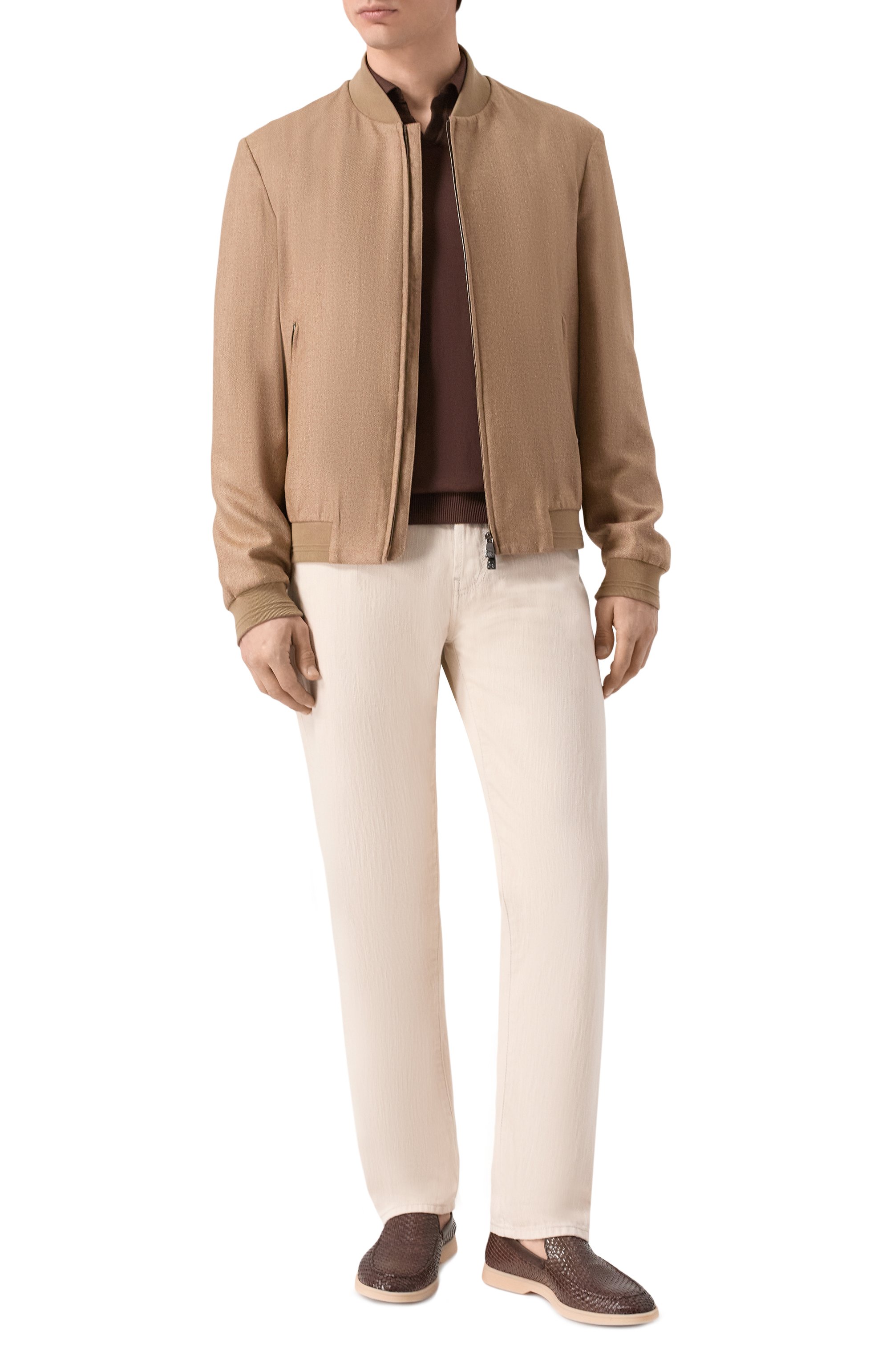 Кожаные лоферы H`D`S`N BARACCO, арт. TANGERI.1*/INTRECCI0 SAHARA, фото 2