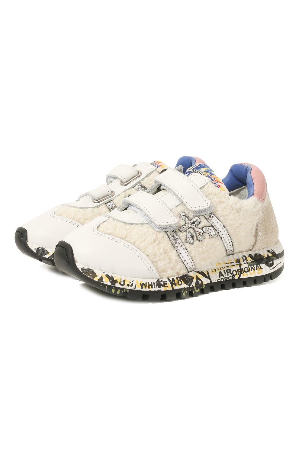 Кроссовки из кожи и текстиля PREMIATA WILL BE белого цвета по цене 19600 руб., арт. LUCY V/15021704/T0D, фото 1 Кроссовки из кожи и текстиля PREMIATA WILL BE, арт. LUCY V/15021704/T0D, фото 1