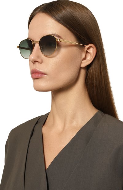 Солнцезащитные очки 9FIVE, арт. DIME-FULL RIM G0LD / GREEN, фото 2