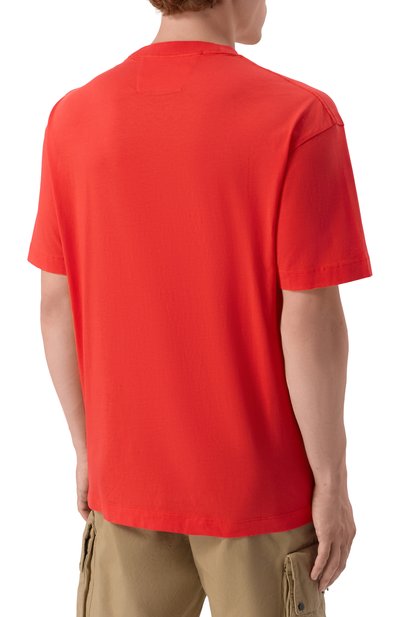 Хлопковая футболка C.P. COMPANY, арт. 18CMTS177A005100W, фото 4