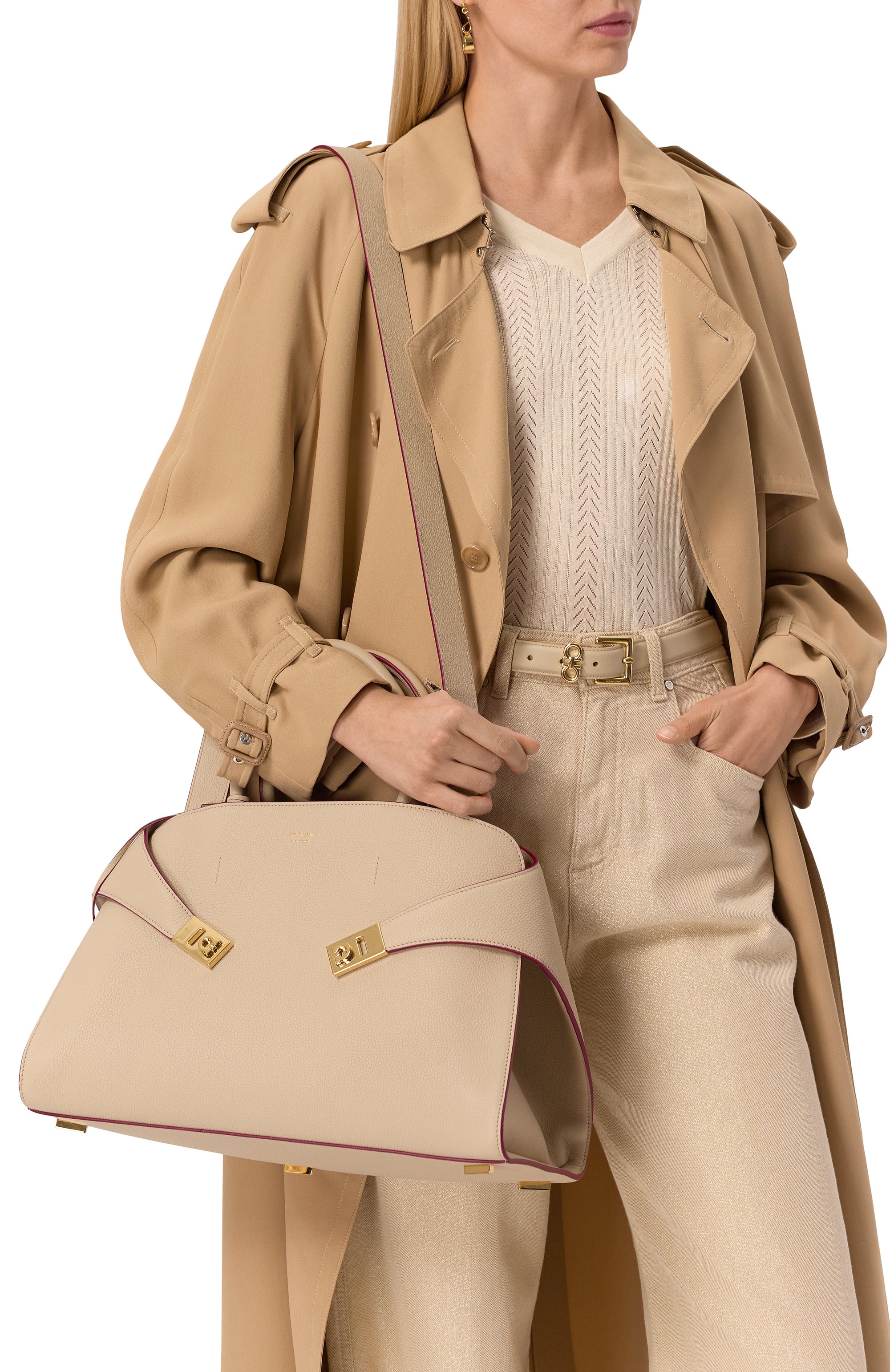 Сумка hug large FERRAGAMO, арт. 215921/779050, фото 2