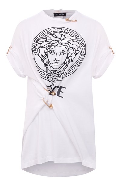 Хлопковая футболка VERSACE, арт. 1004165/1A00769, фото 1