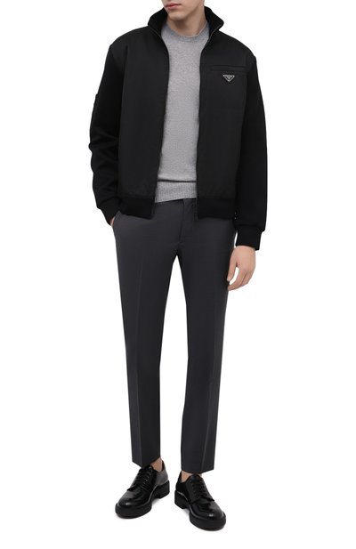 Шерстяные брюки PRADA, арт. UP0164-1W1T-F0480-212, фото 2