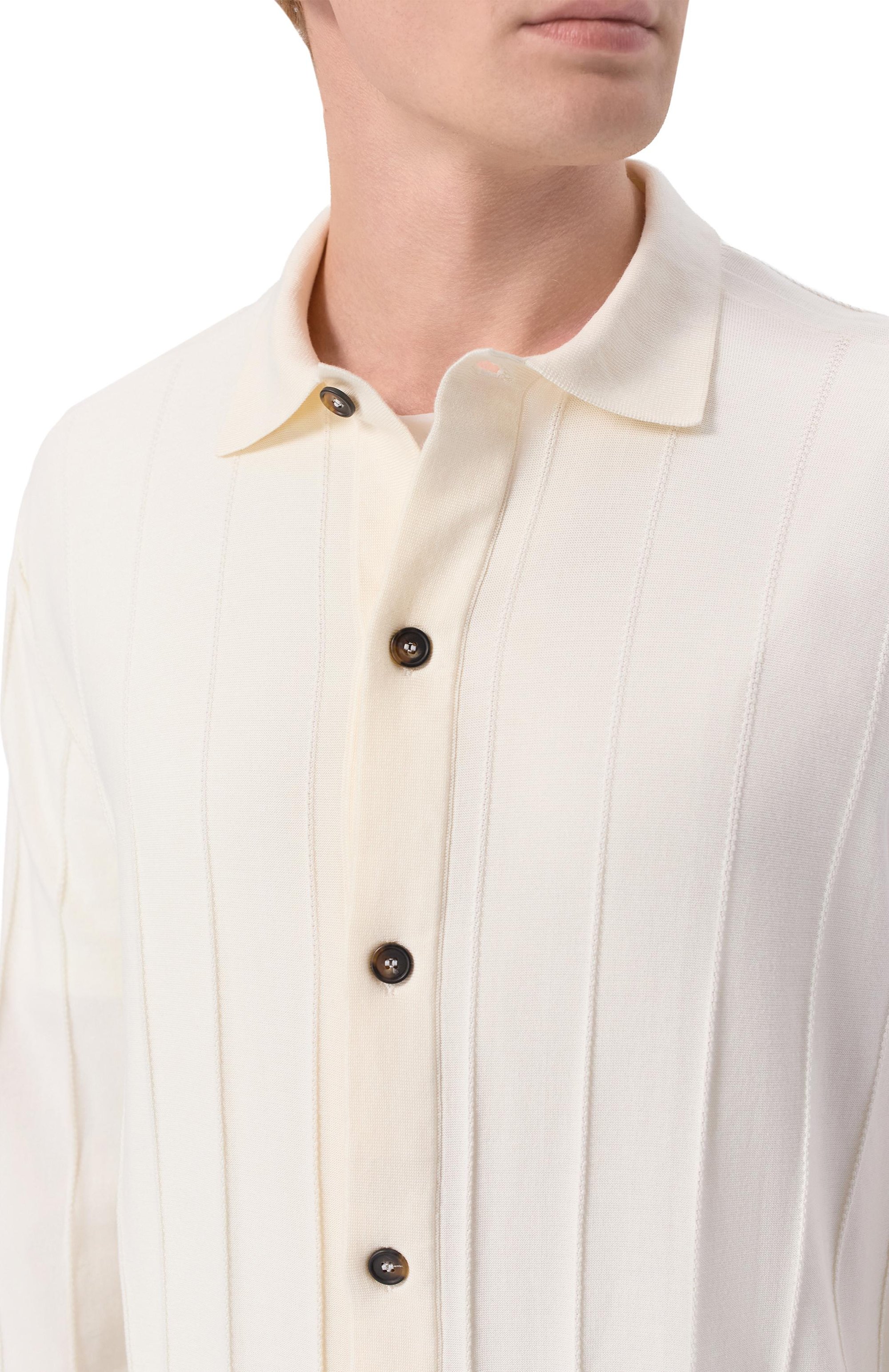 Кардиган из хлопка и шелка KITON, арт. UMM0780, фото 5