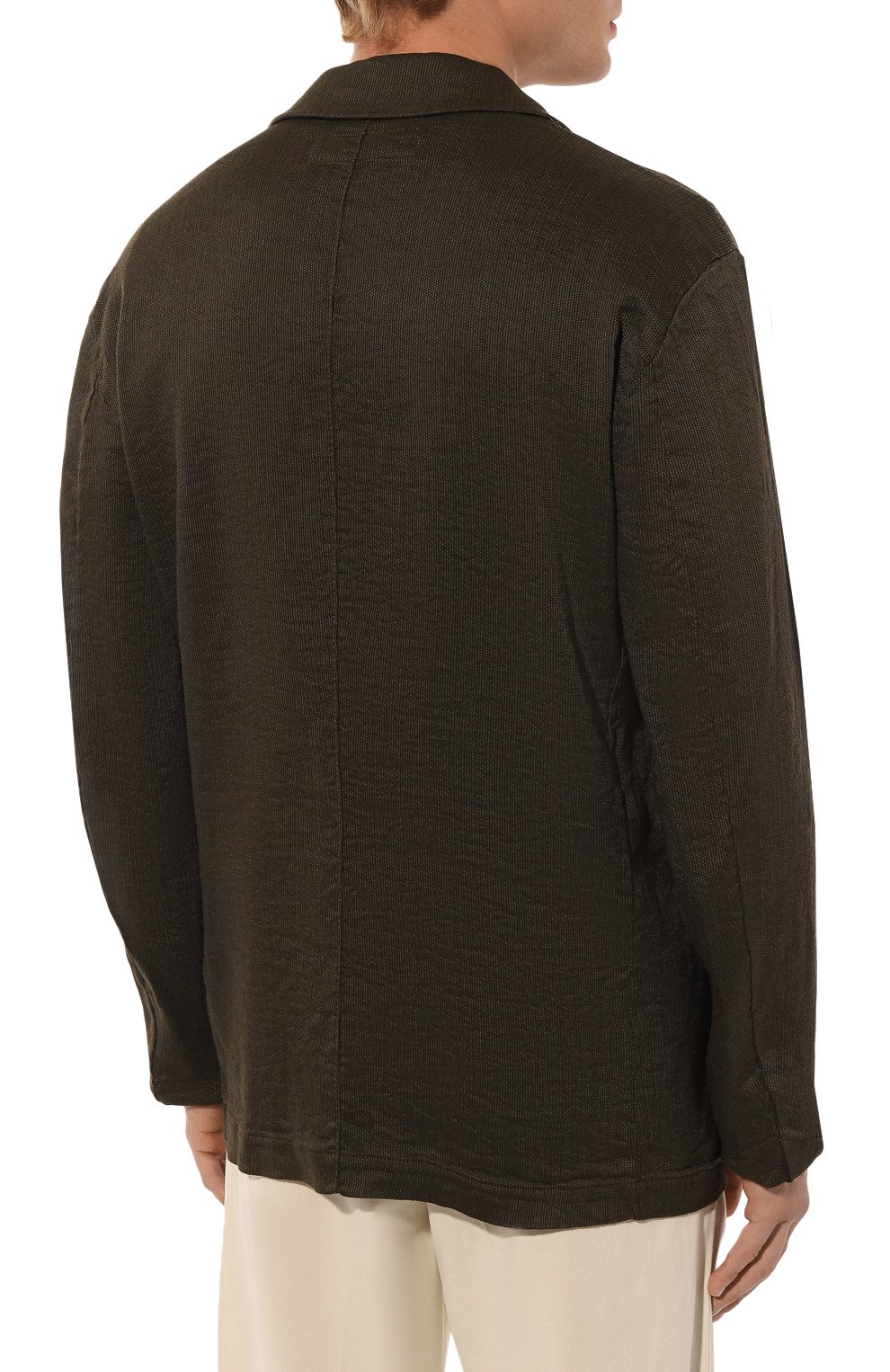 Пиджак изо льна и вискозы TRANSIT, арт. CFUTRWH171, фото 4