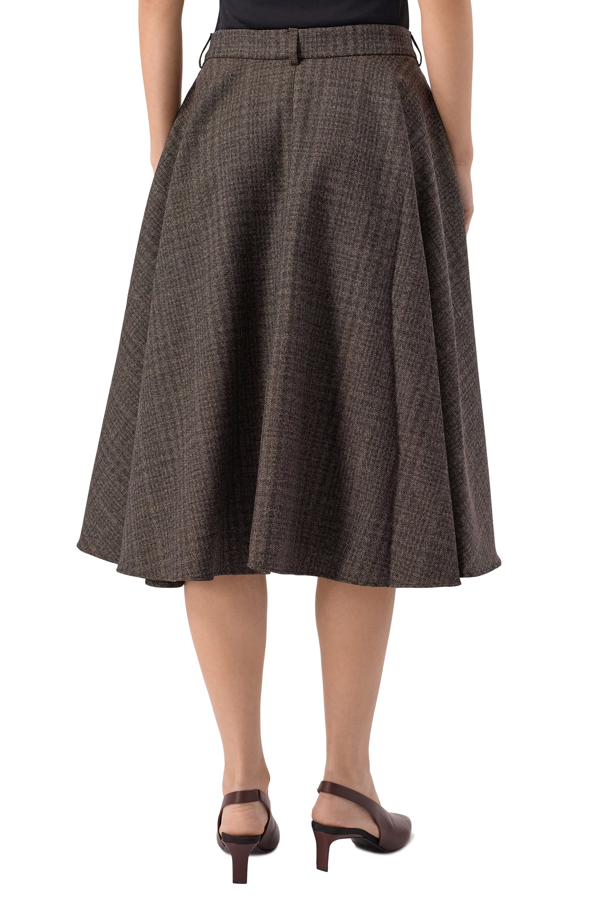 Шерстяная юбка OFFICINE GENERALE, арт. W25WSKT154, фото 4