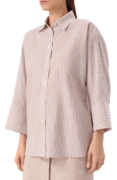 Рубашка изо льна и хлопка PIETRO BRUNELLI, арт. CA2514/LI0028, фото 3