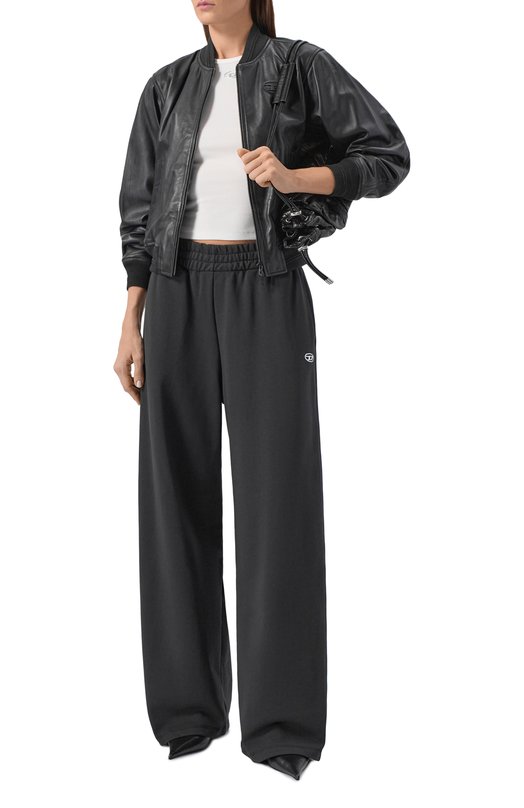 Хлопковые брюки Diesel A22693/0BKBW Чёрный  A22693/0BKBW Фото 2