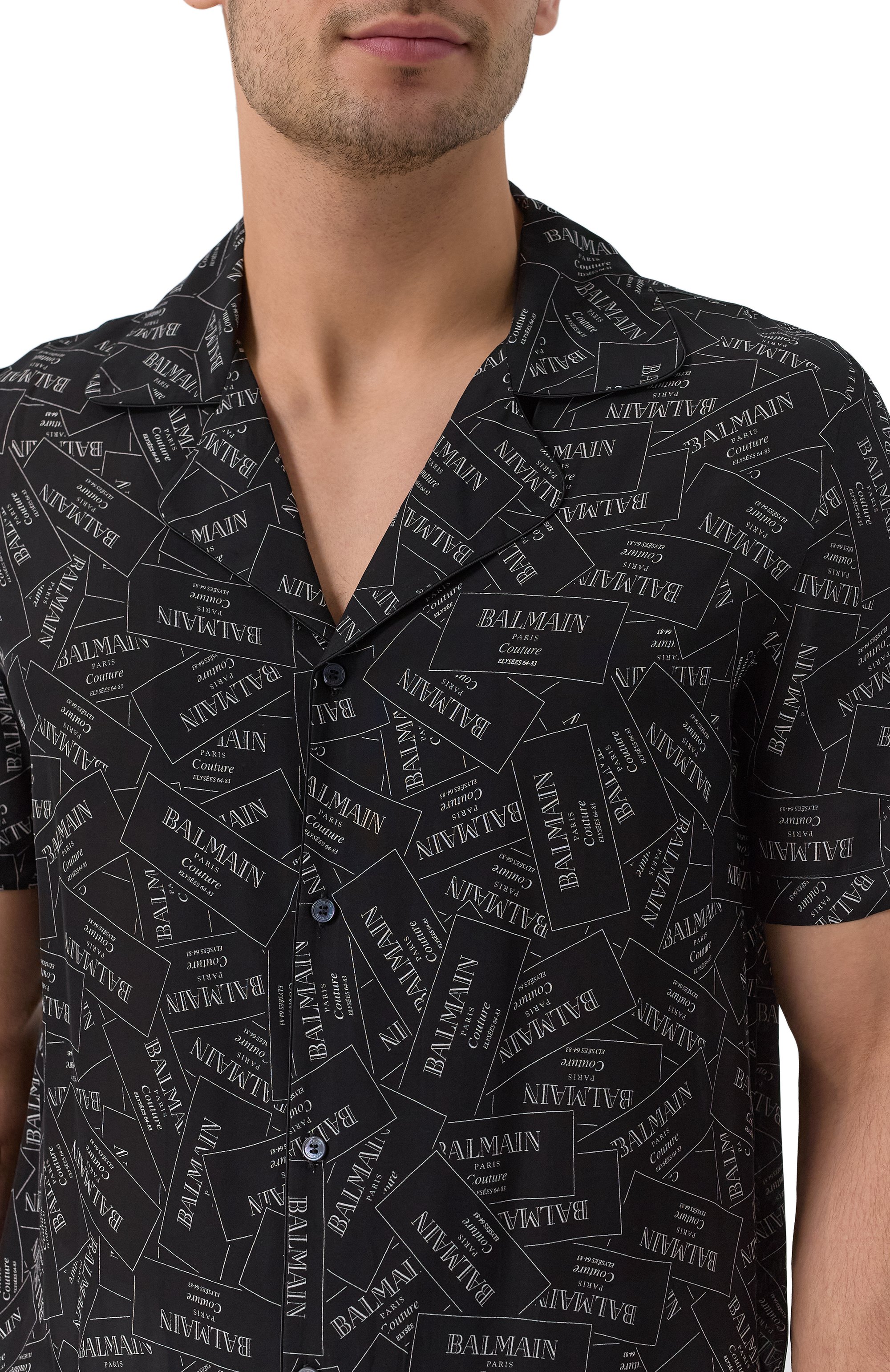 Рубашка из вискозы BALMAIN, арт. EH1HN070/VH56, фото 5