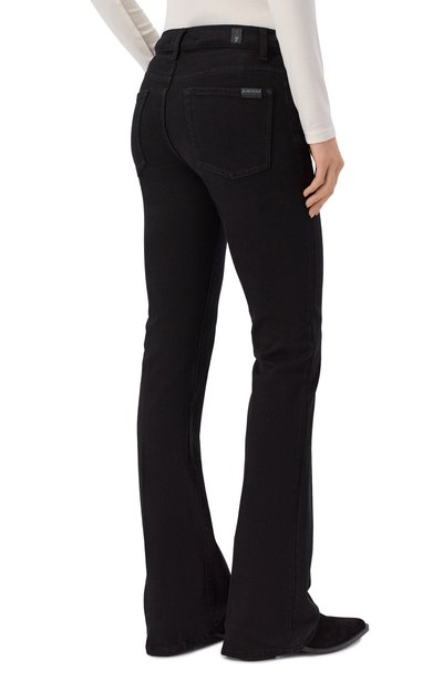 Джинсы bootcut 7 FOR ALL MANKIND черного цвета по цене 31900 руб., арт. 7U030U79-0N0, фото 4 Джинсы bootcut 7 FOR ALL MANKIND, арт. 7U030U79-0N0, фото 4