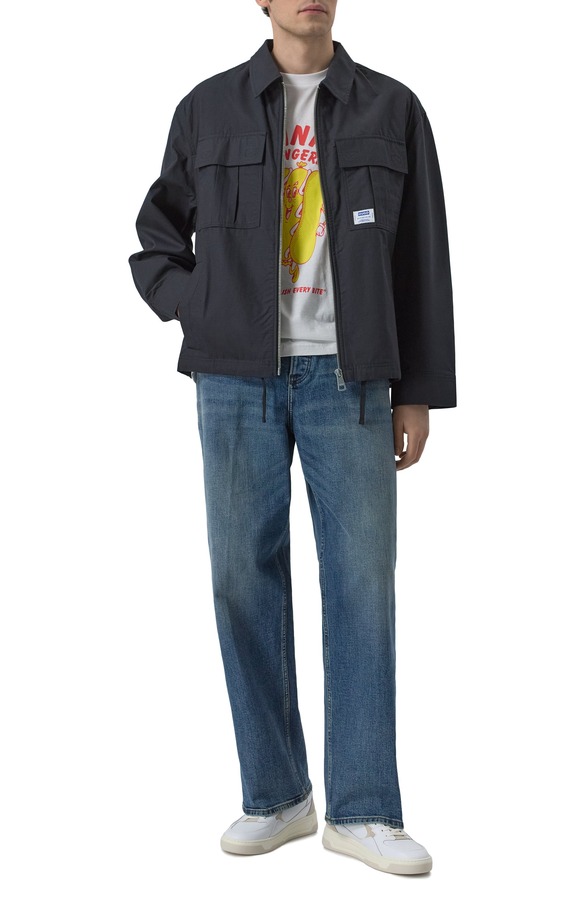 Хлопковая куртка HUGO BLUE, арт. 50530801, фото 2