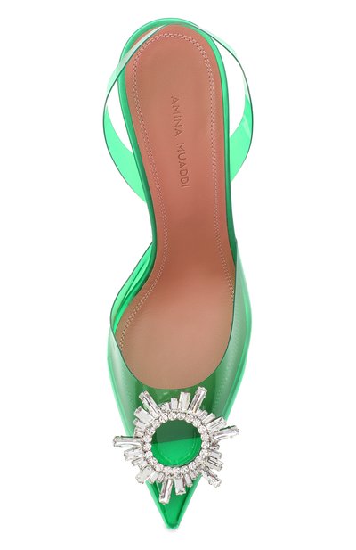 Туфли begum AMINA MUADDI, арт. BEGUMGLASS/PVC/GREEN, фото 5