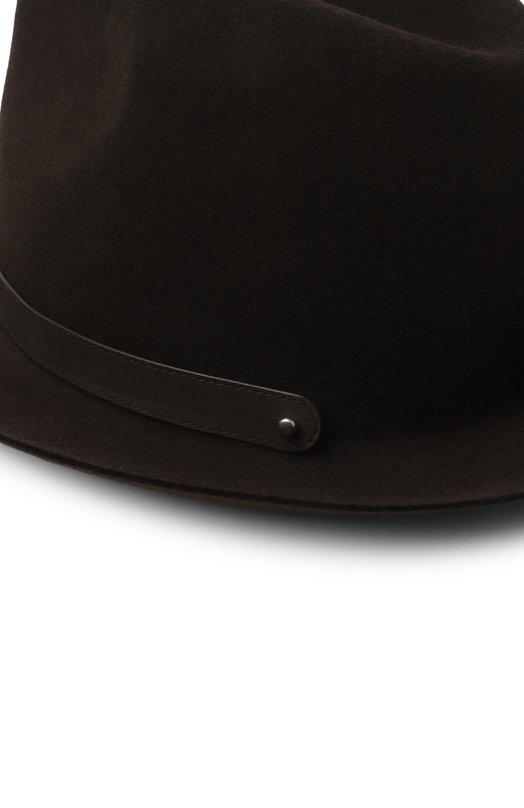 Шерстяная шляпа Agnona AK10U3YE/U1121E Коричневый  AK10U3YE/U1121E Фото 3