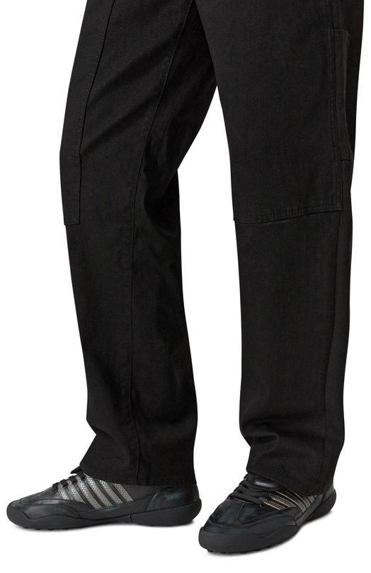Кожаные кроссовки Soccer Dsquared2 SNM0433 Чёрный  SNM0433 Фото 3