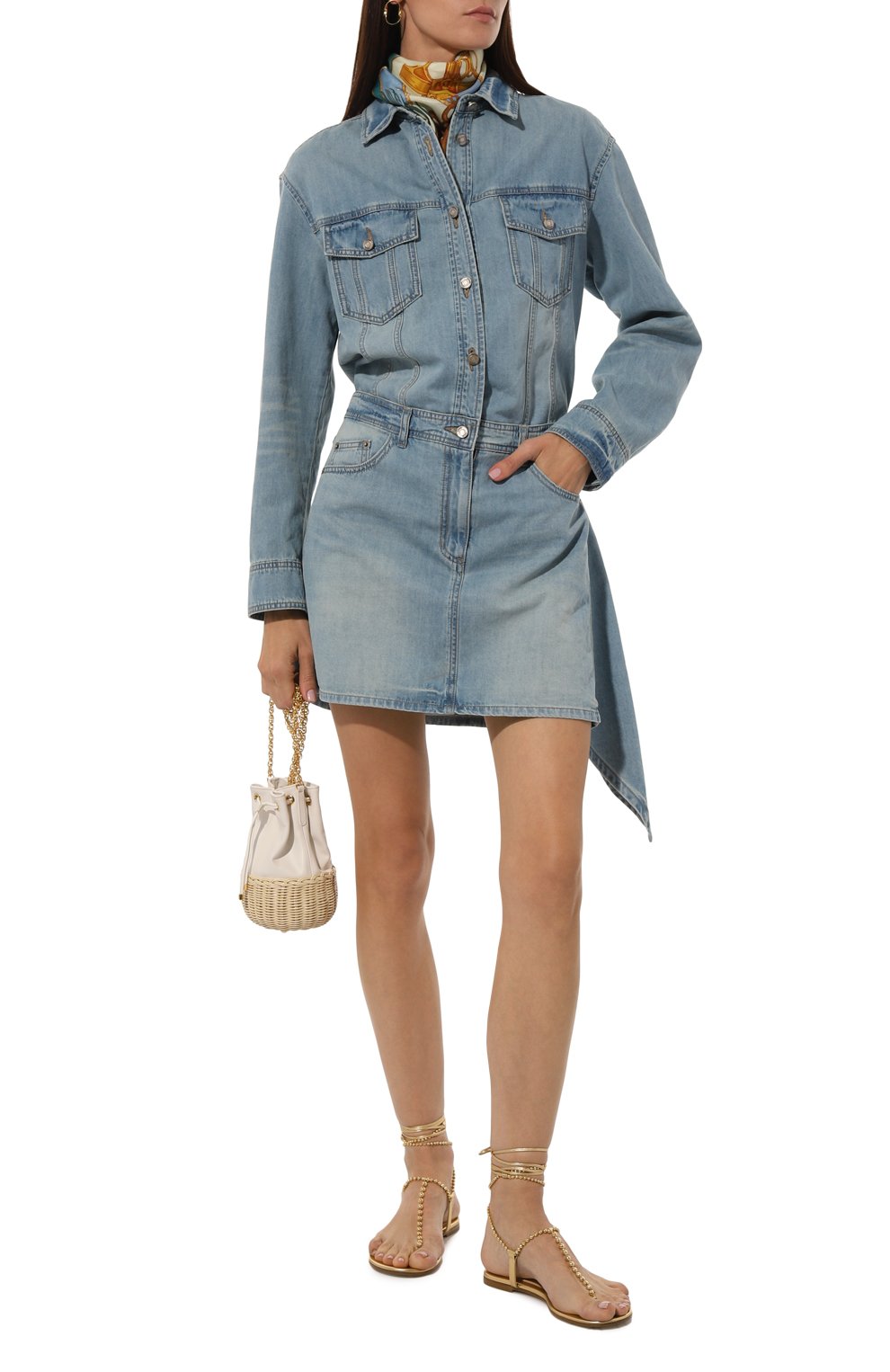 Шелковый платок вокруг света GOURJI, арт. Т28MOR1, фото 2