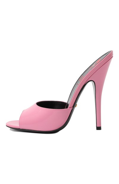 Кожаные мюли GUCCI розового цвета по цене 70560 руб., арт. 591111 CLG00, фото 4 Кожаные мюли GUCCI, арт. 591111 CLG00, фото 4
